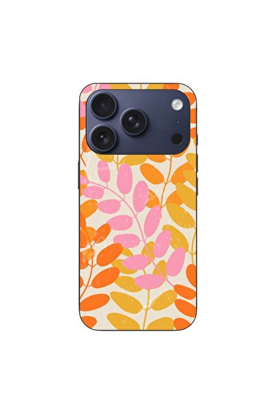 OEM Husa compatibila cu Apple iPhone 17 Pro Silicon Gel Tpu Model Summer Leaves