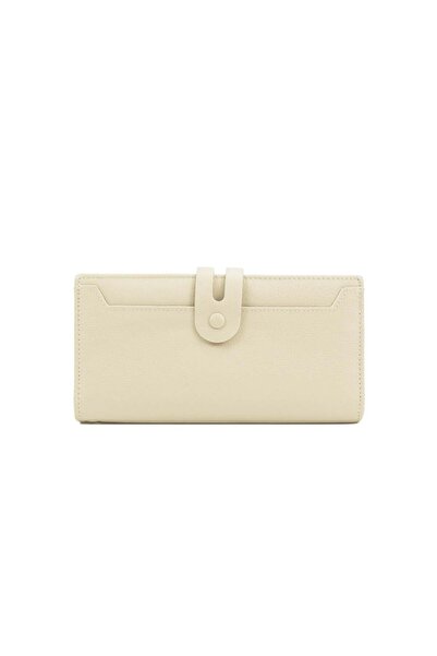 Posete Fagaras Sonia Leather Wallet - Beige, Genuine Leather Wallet , Women's...