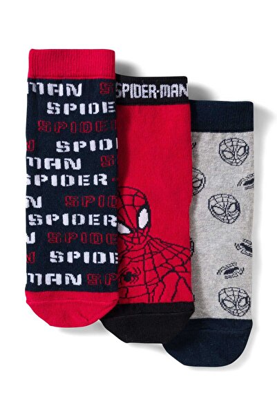Pine Kids Marvel جوارب مضادة للبكتيريا بطول الكاحل من نسيج غير تيري مع رسومات...