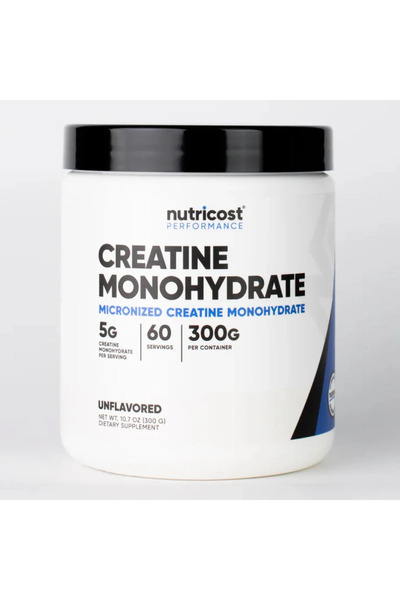 Nutricost Creatine Monohydrate Micronized Powder, 5g per Serving, 60 Servings...