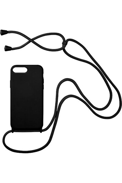 Other Sonique Carryhang Υγρή Θήκη Πλάτης Σιλικόνης 0.5mm με Λουράκι Μαύρο (iP...
