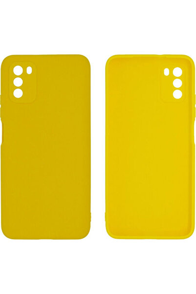 Other Ancus Κάλυμμα Πλάτης Σιλικόνης Κίτρινο (Poco M3 / Redmi 9T) Κωδικός: 31248