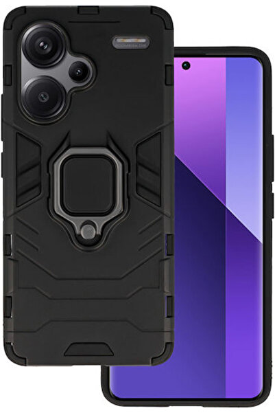 POWERTECH Back Cover Metallic Black (Redmi Note 13 Pro+) Code: MOB-1984