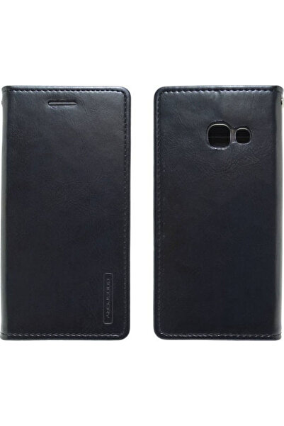 Mercury Μπλου Μουν Θήκη Flip Συνθετικό Δέρμα Μαύρο (Galaxy A3 2017)