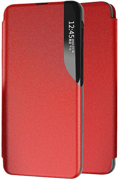Other Ancus Smart Flip Book Συνθετικό Δέρμα Κόκκινο (iPhone 14) Κωδικός: 37811