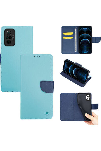 Other Sonique Trend Book Συνθετικό Δέρμα / Σιλικόνη Ανοιχτό Μπλε (Redmi Note ...