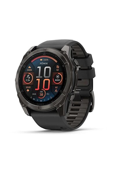 Garmin Fenix 8 Smartwatch 51mm, AMOLED Sapphire 1.4", Wi-Fi, GPS, 32GB, Silic...