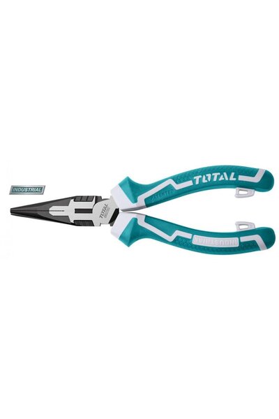TOTAL Cleste cu varf ascutit - 6"/160mm - Cr-V (INDUSTRIAL)