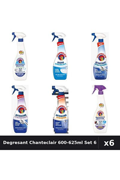 Chanteclair Set 6 Degresant Universal 600-625ml - Bicarbonat, Extra Stralucir...