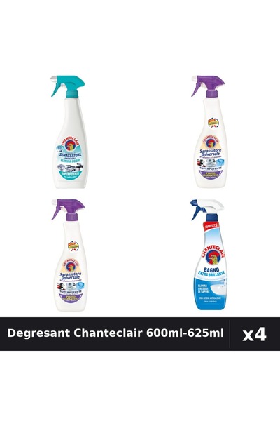 Chanteclair Set 4 Degresant Universal 600ml-625ml - Anti-Miros, Lavanda, Mosc...