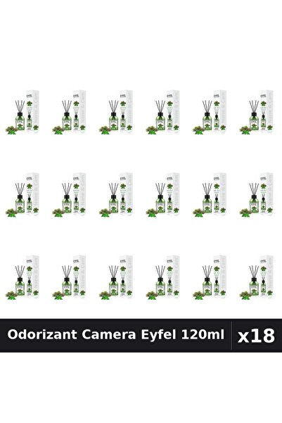 Eyfel Set 18 Odorizant Camera cu Betisoare - Pin Si Menta, Parfum Intens 120ml