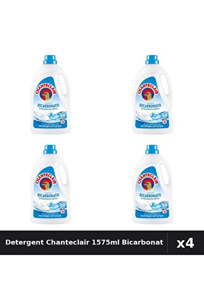 Chanteclair Pachet 4 Detergent Lichid Rufe 1575ml 35 Spălări - Bicarbonat