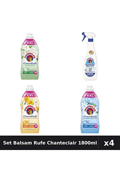 Chanteclair Set 4 Balsam Rufe 1800ml 90 Spalari + Degresant 600ml - Curatenie...
