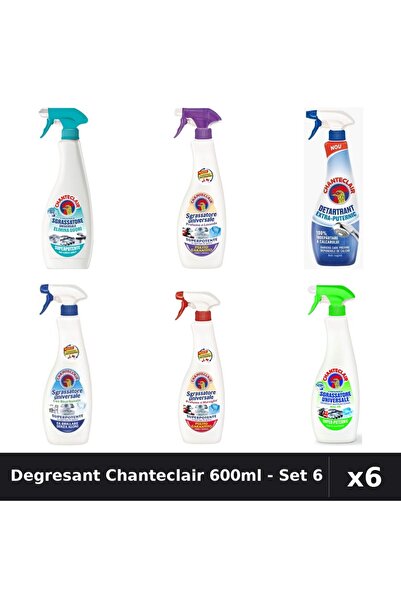 Chanteclair Set 6 Degresant Universal 600ml - Lamaie, Marsilia, Mosc Alb, Bic...