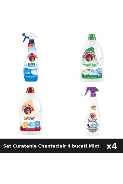 Chanteclair Set 4 Detergent și Degresant 1575ml 600ml 625ml - Marsilia, Mosc ...