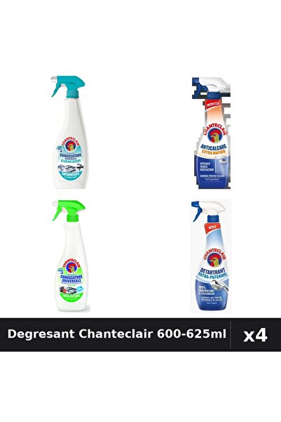 Chanteclair Set 4 Degresant Universal 600-625ml - Anti-Miros, Lămâie, Antical...
