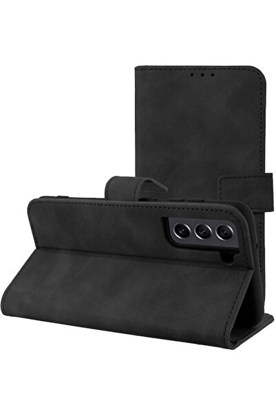 OEM Tender Book Συνθετικό Δέρμα Μαύρο (Galaxy S21 FE)