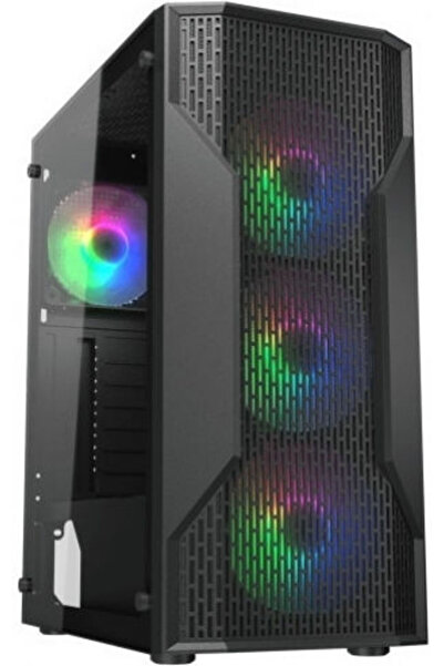 Cougar MX110 Mesh-G Gaming Midi Tower Θήκη Υπολογιστή με Πλαϊνό Παράθυρο και ...