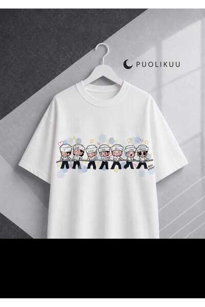 puolikuu Μπλουζάκι Oversize με στάμπα Arirang World Tour BTS