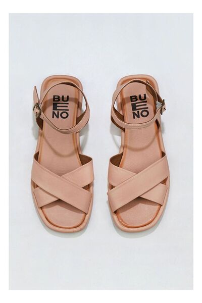 BUENO Shoes Pudra Deri Kadın Sandalet 01wu4118