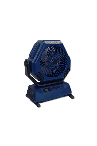 FOXMAG24 Ventilator portabil cu lanternă LED și afișaj digital, reîncărcabil ...