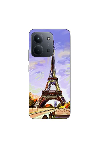 OEM Husa compatibila cu Xiaomi Redmi 15C Silicon Gel Tpu Model Desen Turnul E...