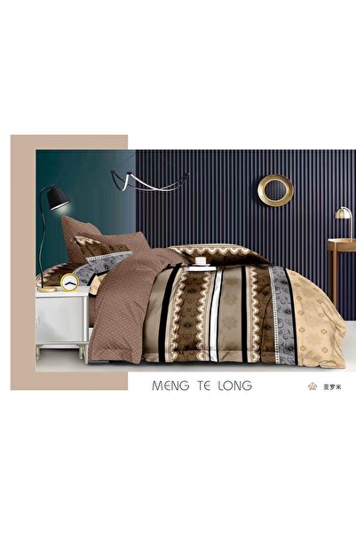 MILANO COLLECTION Finet Double Bed Linen Top Bottom Set 6 Pieces MC-6028