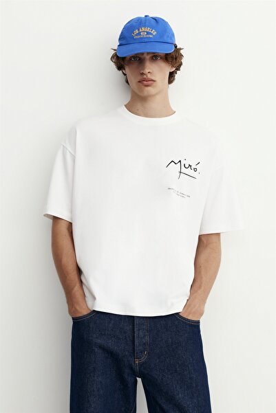 Pull & Bear Miró relaxed fit tişört