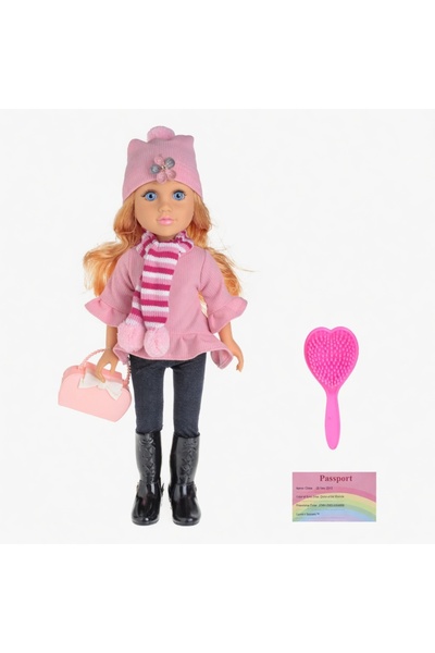 Z Store Fashion Girl Doll with Pink Outfit & Music – 48 cm