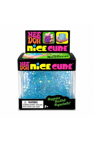 victiny Jucărie squishy antistres, design cuburi de gheață cu sclipici, multi...
