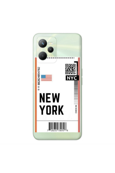 Other Realme C35 New York NYC Transparent Silicone TPU Θήκη
