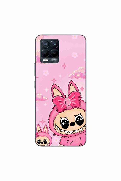 OEM Husa compatibila cu Realme 8 Pro Silicon Gel Tpu Model Labubu Pink Fantasy