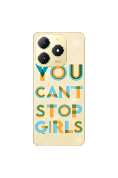 Other Realme C61 You Cant Stop Girls Transparent Silicone TPU Θήκη