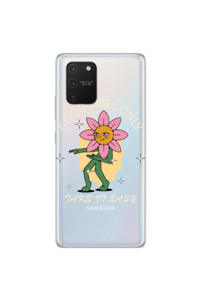 Other Samsung S10 Lite / A91 Good Vibes Only Transparent Silicone TPU Θήκη