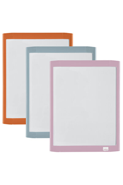 Nobo Tablă magnetică 21*28 cm + Accesorii Ramă albă Pastel