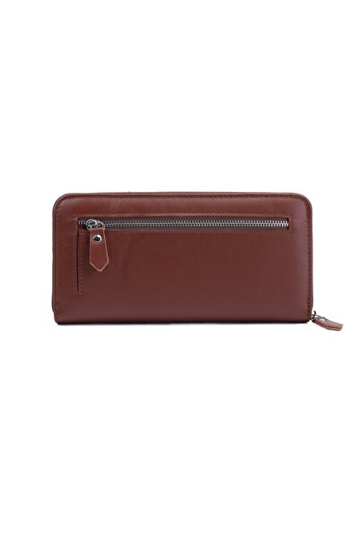 Posete Fagaras Luana Leather Wallet - Brown, Genuine Leather Wallet , Women's...