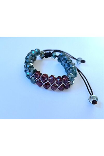 Manolibera Jewellery Πλεκτό βραχιόλι Αρσινόι