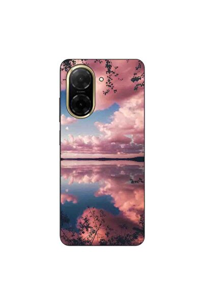 OEM Θήκη συμβατή με Xiaomi Redmi A5 Σιλικόνης Gel TPU Μοντέλο Ροζ Σύννεφα