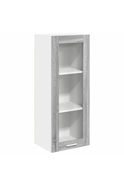 vidaxl Dulap suspendat Gri Sonoma 40 x 31 x 100 cm Lemn compozit