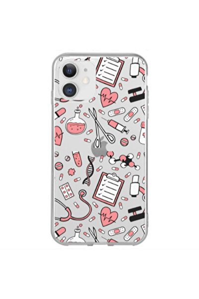 Other Apple iPhone 12 Mini Laboratory Transparent Silicone TPU Θήκη