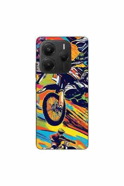 OEM Husa compatibila cu Xiaomi Redmi Note 14 5G Silicon Gel Tpu Model Motocro...