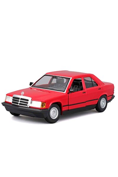 Burago 1:24 Mercedes-Benz 190 E 2.6 Model Araba - Kırmızı