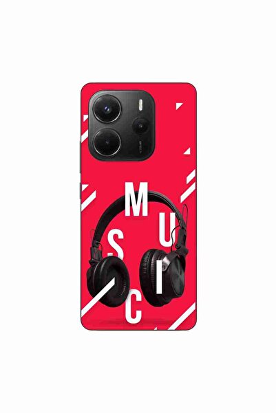 OEM Θήκη συμβατή με Xiaomi Redmi Note 14 4G από σιλικόνη TPU με σχέδιο ακουστ...