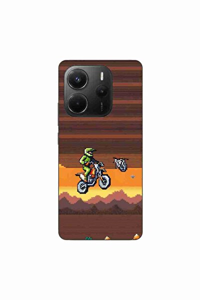 OEM Калъф, съвместим с Xiaomi Redmi Note 14 4G, силиконов гел TPU, с десен Пи...