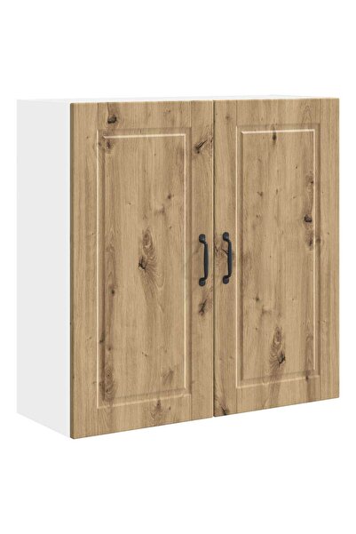 vidaxl Dulap de bucătărie cu raft Stejar Artizanal 80 x 31 x 80 cm