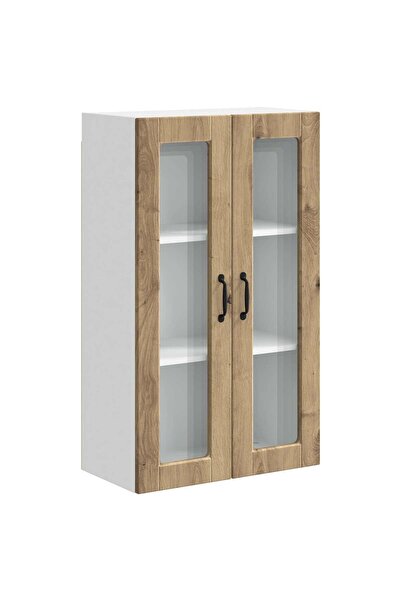 vidaxl Dulap de bucătărie cu raft Stejar Artizanal 60 x 31 x 100 cm