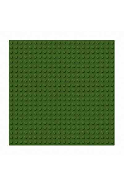OyuncaklarÜlkesi Lego Compatible Block Bricks Classic Khaki Green 32X32 Floor...