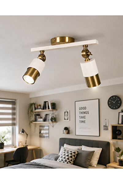 Bozyaka Aydınlatma Lotus 2'li Dekoratif Hareketli Modern Avize & Aplik (Günış...