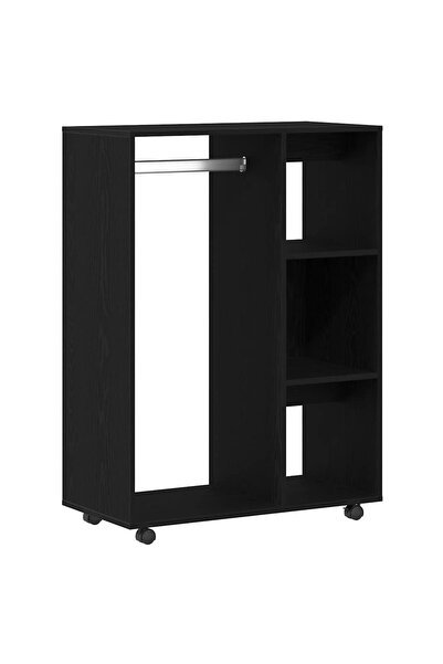 vidaxl Dulap din lemn stratificat, stejar negru, 80x40x110 cm