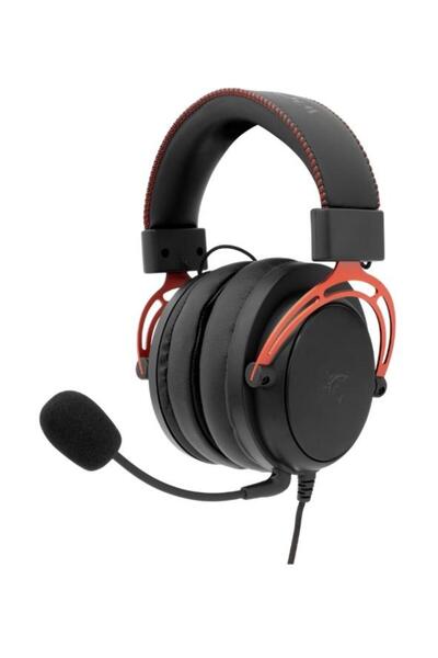 white shark Casti Gaming GH-2341 Gorilla, Wired, Jack 3.5 mm (Negru/Rosu)
